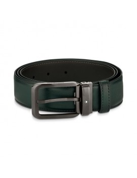 Ceinture Montblanc Boucle Rectangulaire cuir Vert Dégradé (35 mm)