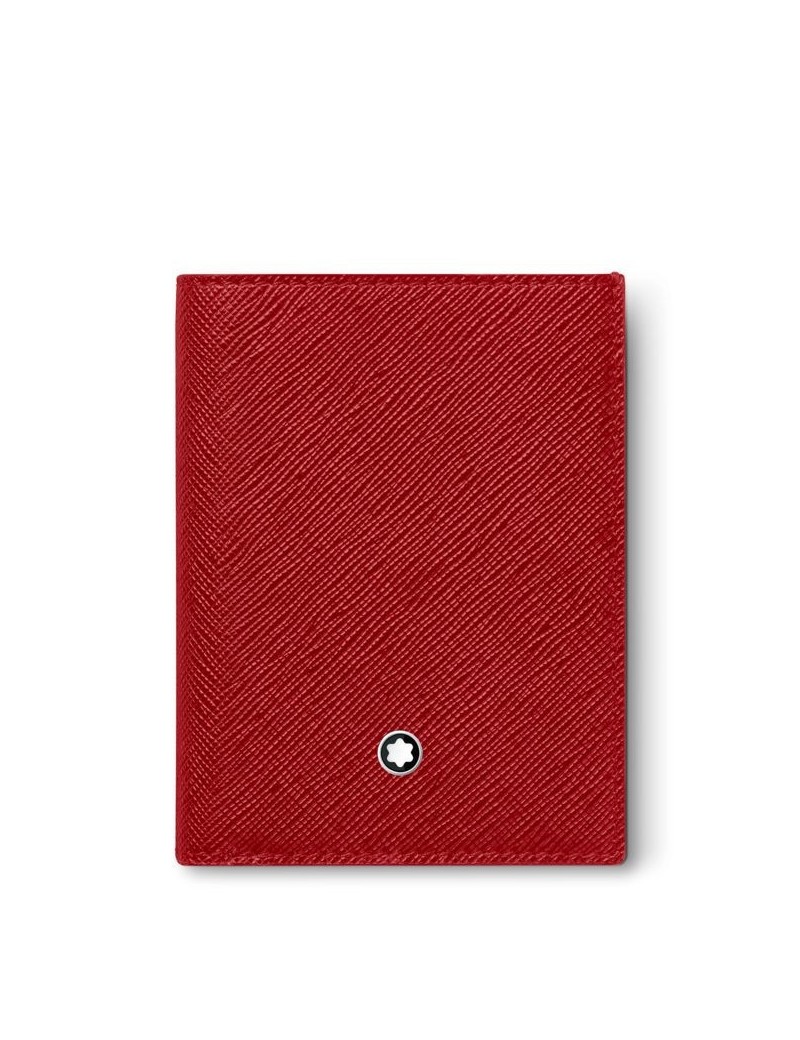Mini portefeuille Montblanc Sartorial 4cc RED Mini portefeuille Montblanc Sartorial 4cc RED