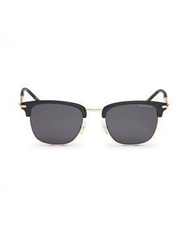 Lunettes de soleil rectangulaires avec monture injectée de couleur noire