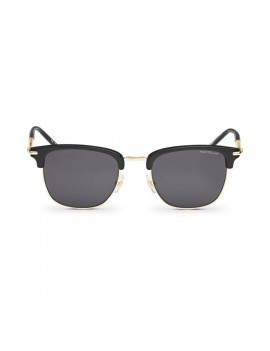 Lunettes de soleil rectangulaires avec monture injectée de couleur noire