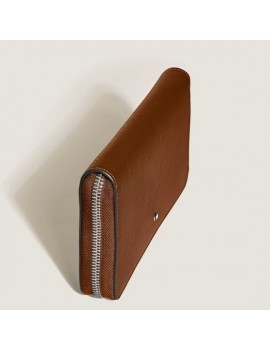 Portefeuille Sartorial 12cc avec fermeture éclair