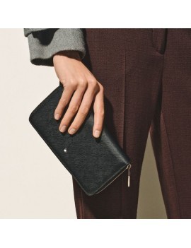 Portefeuille Sartorial 12cc avec fermeture éclair