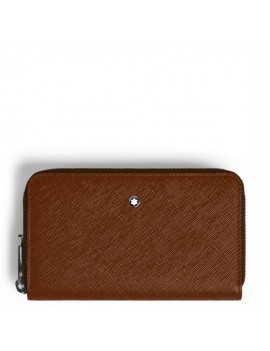 Portefeuille Sartorial moyen 12cc avec fermeture éclair