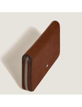 Portefeuille Sartorial moyen 12cc avec fermeture éclair