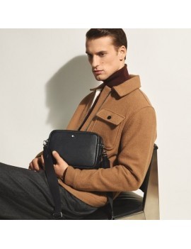 Sac bandoulière Grain Noir