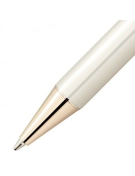 Stylo bille Montblanc Heritage Rouge et Noir "Baby" édition spéciale couleur ivoire