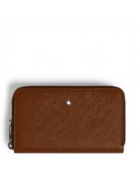 Portefeuille Sartorial moyen 12cc avec fermeture éclair