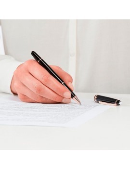 Rollerball Meisterstück Classique doré à l'or rose