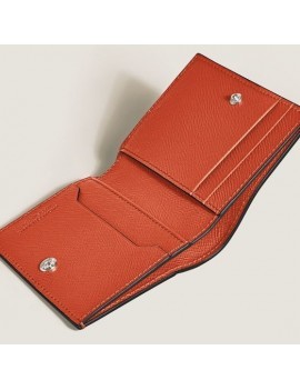 Mini portefeuille 4cc en cuir Sartorial