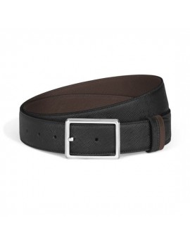 Ceinture rectangulaire réversible de 35 mm en cuir Sartorial