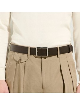 Ceinture rectangulaire réversible de 35 mm en cuir Sartorial