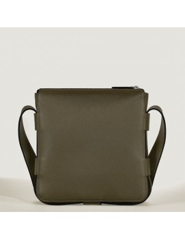 Sac bandoulière vertical en cuir Sartorial