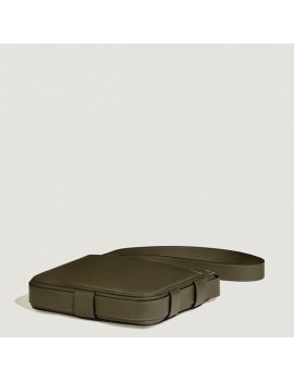 Sac bandoulière vertical en cuir Sartorial