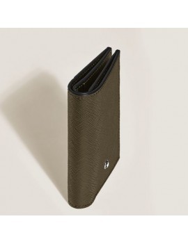 Mini portefeuille 4cc en cuir Sartorial