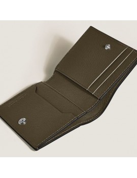 Mini portefeuille 4cc en cuir Sartorial