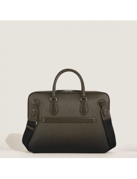 Porte-Documents Fin en Cuir Corteccia Sfumato Kaki