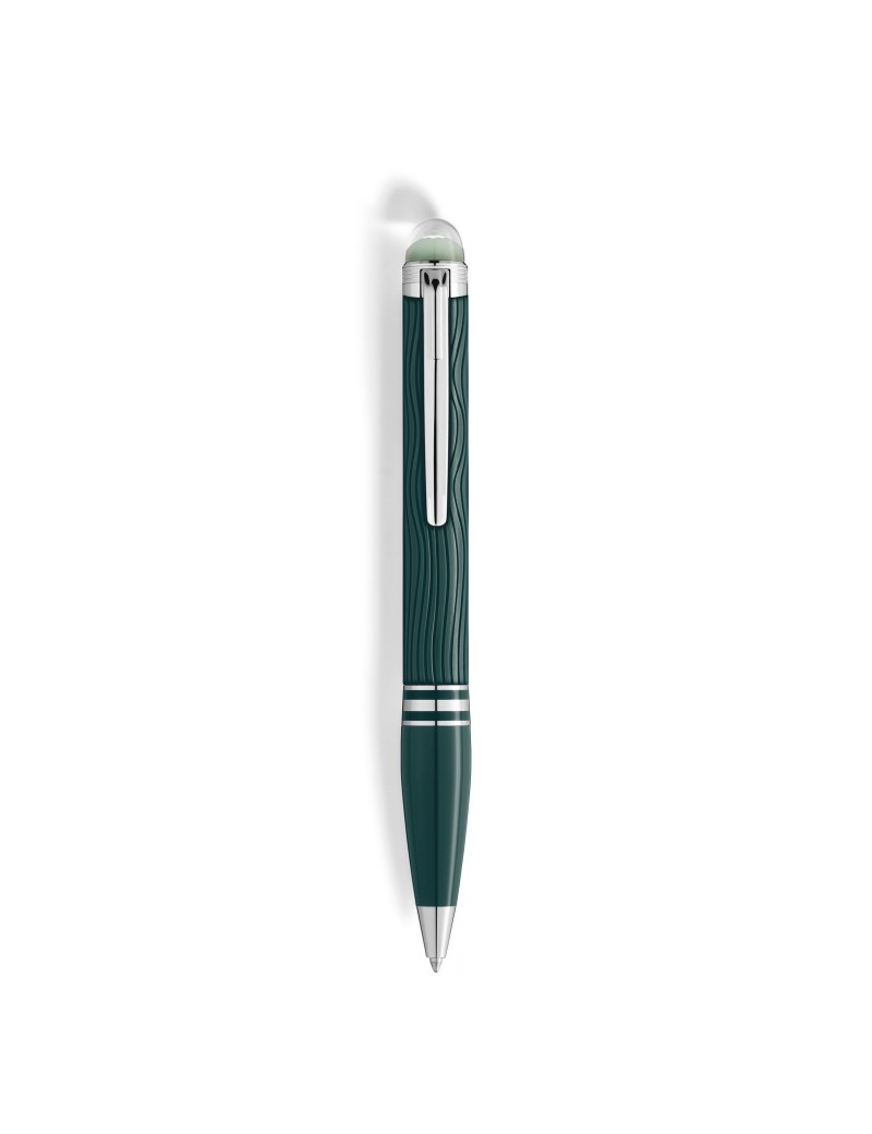 Stylo bille Starwalker Polargreen résine présieuce