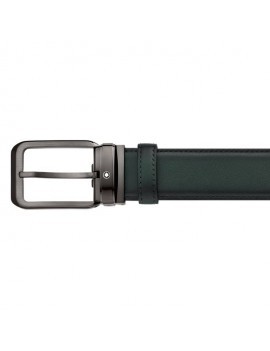 Ceinture Montblanc Boucle Rectangulaire cuir Vert Dégradé (35 mm)