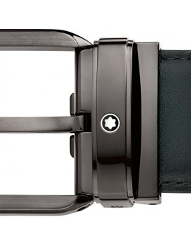 Ceinture Montblanc Boucle Rectangulaire cuir Vert Dégradé (35 mm)