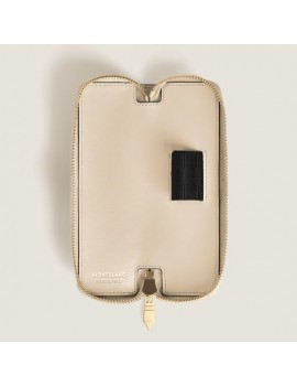 Pochette 1 stylo avec fermeture éclair en cuir Meisterstück