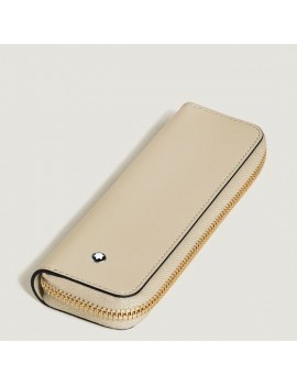 Pochette 1 stylo avec fermeture éclair en cuir Meisterstück