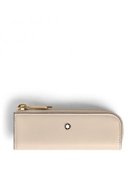 Étui pour 1 Instrument d'Écriture Heritage Rouge et Noir Baby en Cuir Meisterstück Beige foncé