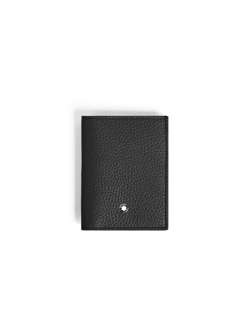 Mini portefeuille 4cc en cuir grainé