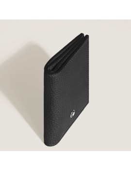 Mini portefeuille 4cc en cuir grainé