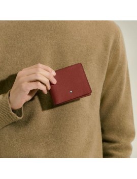 Portefeuille 6cc en cuir Sartorial