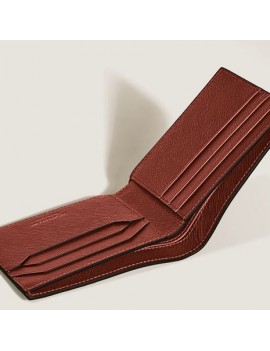 Portefeuille 6cc en cuir Sartorial