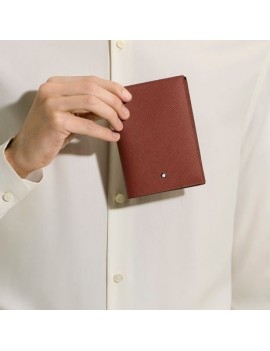 Porte-passeport en cuir Sartorial