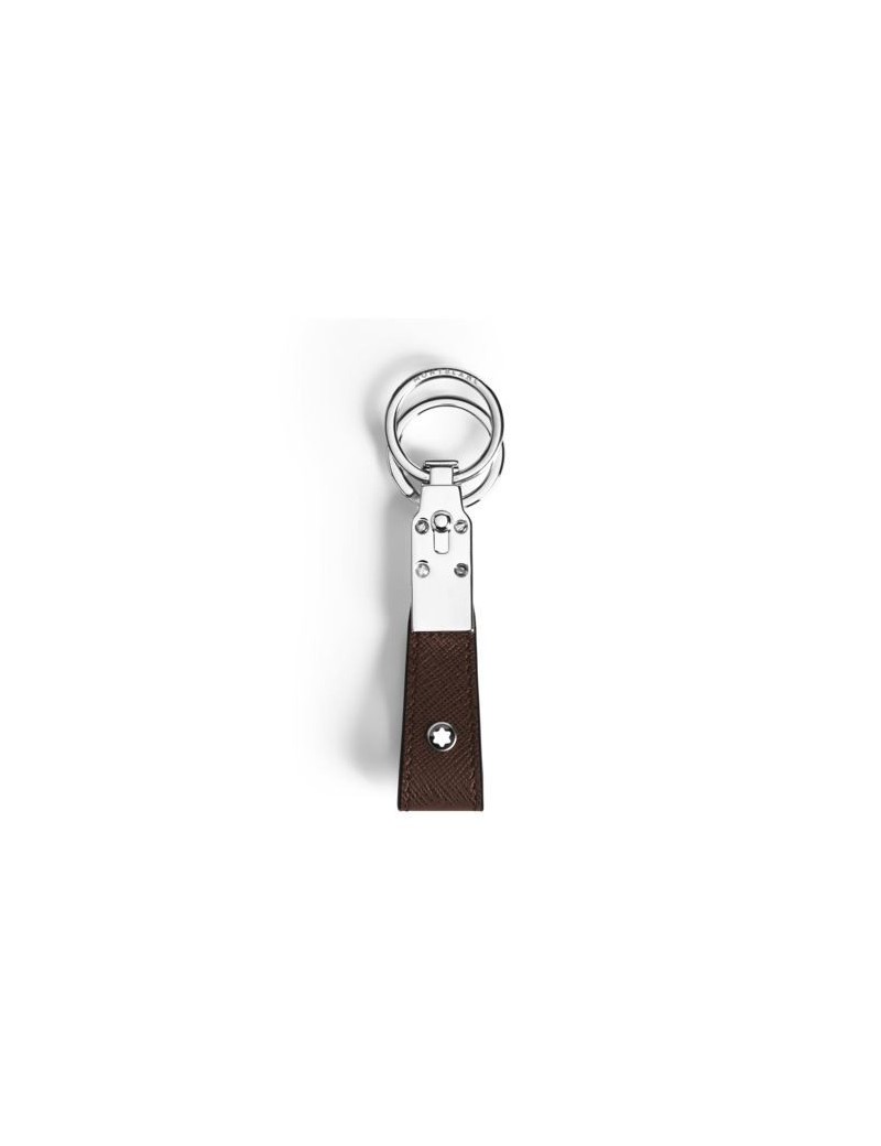 Porte-clés à boucle en cuir Sartorial