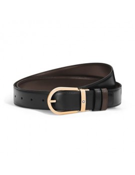 Ceinture réversible fer à cheval 35 mm en cuir Meisterstück