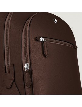 Sac à dos moyen à 3 compartiments en cuir Sartorial