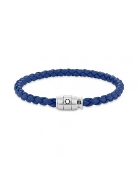 Bracelet Homme 3 anneaux Bleu (S)