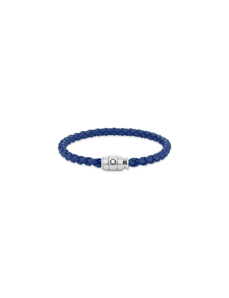 Bracelet Homme 3 anneaux Bleu (S)