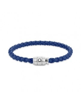 Bracelet Homme 3 anneaux Bleu (S)