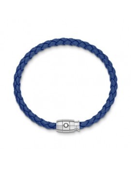 Bracelet Homme 3 anneaux Bleu (S)