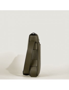 Sac bandoulière vertical en cuir Sartorial
