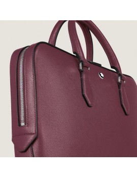 Porte-Documents Fin en Cuir Sartorial Cassis