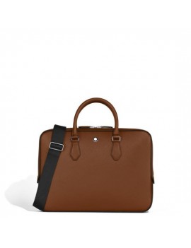 Porte-Documents Fin en Cuir Sartorial Fauve