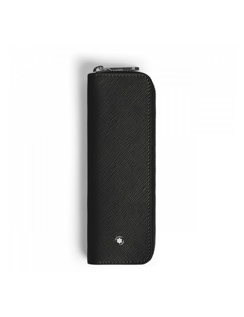 Étui pour 1 Instrument d'Écriture Zippé en Cuir Sartorial
