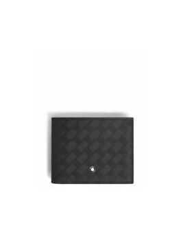 Portefeuille 6cc en Cuir Extreme Noir / Bauxite