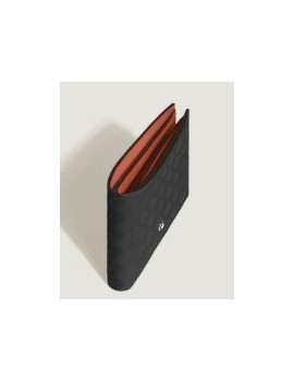 Portefeuille 6cc en Cuir Extreme Noir / Bauxite