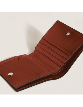 Portefeuille compact 6cc en cuir meisterstuck